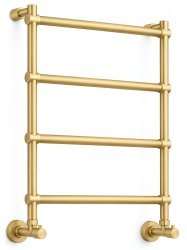 Полотенцесушитель водяной Margaroli Sole 4424704(26)BG 50x72, золото