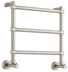 Полотенцесушитель водяной Margaroli Sole 4423703BN 54x54, никель