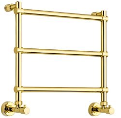 Полотенцесушитель водяной Margaroli Sole 4423703GO 54x54, золото