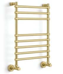 Полотенцесушитель водяной Margaroli Sole 4643708EGON 40x76, золото английское