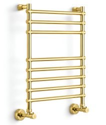 Полотенцесушитель водяной Margaroli Sole 4643708GON 40x76, золото