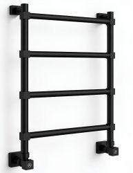 Полотенцесушитель водяной Margaroli Sole 442TQ4604NO 50x70, черный