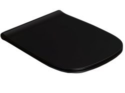Сиденье для унитаза Globo Genesis GN020.AR/cr, черное матовое