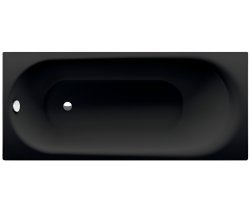 Стальная ванна Bette Comodo 1251-035 180x80 с шумоизоляцией, черная матовая