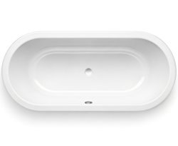 Стальная ванна Bette Starlet Flair Oval 8773-000 170x75 с шумоизоляцией, белая