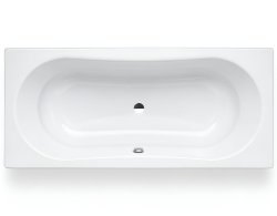 Стальная ванна Laufen Thallium 2.2509.0.000.040.1 180x80 c шумоизоляцией, белая