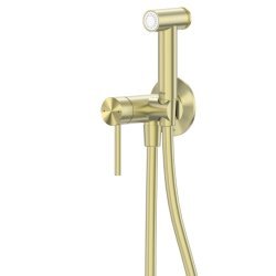 Гигиенический душ Abber Wasser Kreis 316 AF8125BG со смесителем, золото брашированное