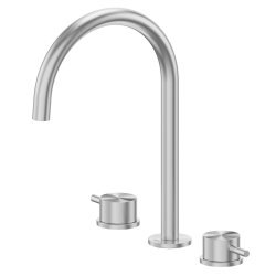 Смеситель для раковины Abber Wasser Kreis 316 AF8108BST-M, сталь брашированная