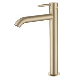 Смеситель для раковины Abber Wasser Kreis AF8111G, золото матовое