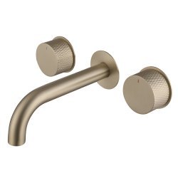 Встраиваемый смеситель для раковины Abber Wasser Kreis AF81122G, золото матовое