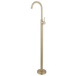Напольный смеситель для раковины Abber Wasser Kreis AF8141G, золото матовое