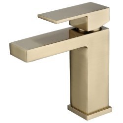 Смеситель для раковины Abber Daheim AF8210G, золото матовое