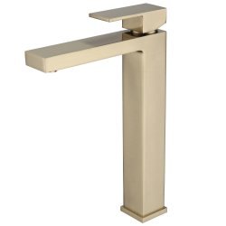 Смеситель для раковины Abber Daheim AF8211G, золото матовое