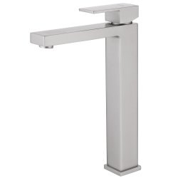 Смеситель для раковины Abber Daheim AF8211SP, сталь брашированная