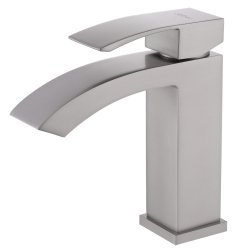 Смеситель для раковины Abber Wasserfall AF8610SP, сталь брашированная