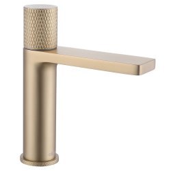 Смеситель для раковины Abber Rund AF8710G, золото матовое