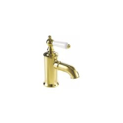Смеситель для раковины Bravat Art F175109G, золото