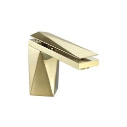 Смеситель для раковины Bravat Diamond F118102G-1-ENG, золото