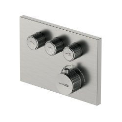 Встраиваемый смеситель для ванны Wasserkraft Wern 4200 4258 T с лейкой, никель