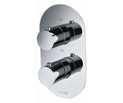 Встраиваемый смеситель для ванны Wasserkraft Berkel 4800 4844 T с лейкой, хром