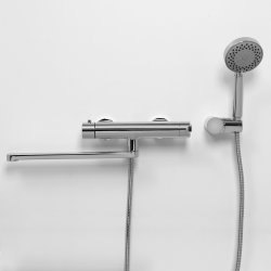Смеситель для ванны Wasserkraft Berkel 4800 4802L с лейкой, хром