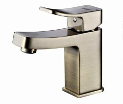 Смеситель для раковины Wasserkraft Exter 1603, светлая бронза