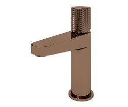 Смеситель для раковины Wasserkraft Paar 8803, розовое золото глянцевое