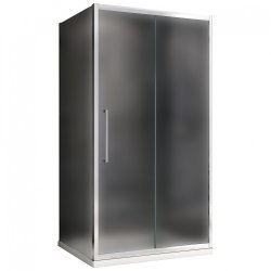 Душевой уголок Abber Schwarzer Diamant AG30140MH-S80M 140x80 раздвижной, профиль хром