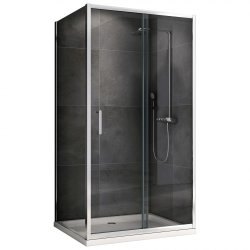 Душевой уголок Abber Schwarzer Diamant AG301505-S905 150x90 раздвижной, профиль хром