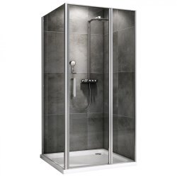 Душевой уголок Abber Sonnenstrand AG04100S-S90 100x90 распашной, профиль хром