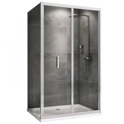 Душевой уголок Abber Sonnenstrand AG07090-S100 90x100 складной, профиль хром