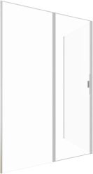 Душевой уголок Allen Brau Priority 3.31011.BA+3.31017.BA 140x90 распашной, профиль серебро