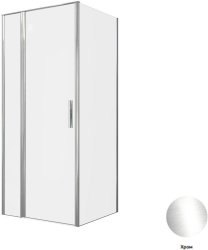 Душевой уголок Allen Brau Priority 3.31025.00+3.31040.00 90x80 распашной, профиль хром