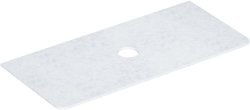 Столешница Allen Brau Paris 1.36015.AL 100x46 из искусственного камня, альба