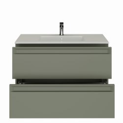 Тумба под раковину Allen Brau Eclipse 1.E1003.CGM 100x46 2.0 олива матовая