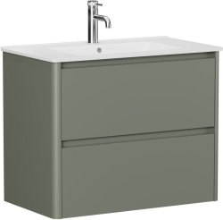 Тумба под раковину Allen Brau Gravity 1.370009.CGM 80x45 олива матовая