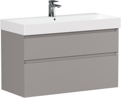 Тумба под раковину Allen Brau Infinity 1.210027.PGM 100x43 платина матовый