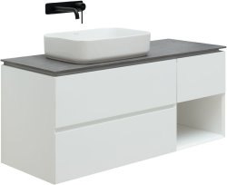Тумба под раковину Allen Brau Infinity 1.21005.WM 120x45 L белый матовый
