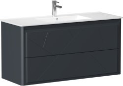 Тумба под раковину Allen Brau Paris 1.360003.AM 120x46 антрацит матовый