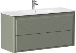 Тумба под раковину Allen Brau Paris 1.360003.CGM 120x46 олива матовая