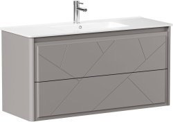 Тумба под раковину Allen Brau Paris 1.360003.PGM 120x46 платина матовый