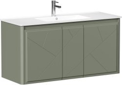 Тумба под раковину Allen Brau Paris 1.360004.CGM 120x46 олива матовая