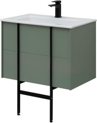Тумба под раковину Allen Brau Reality 1.32004.CGM 70x46 олива матовая