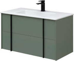 Тумба под раковину Allen Brau Reality 1.32006.CGM 90x46 олива матовая