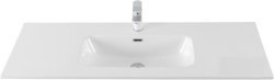 Раковина Allen Brau Glority 1.35010.20 121x46, белая глянцевая