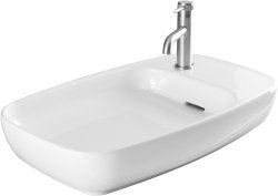 Накладная раковина Allen Brau Liberty 4.32012.20 70x42, белая глянцевая