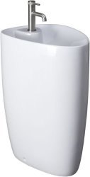 Напольная раковина Allen Brau Infinity 4.21015.20 43x58, белая глянцевая