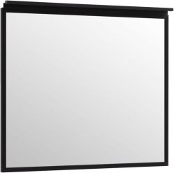 Зеркало с подсветкой Allen Brau Priority 90 1.31016.BB 90x75, черный брашированный