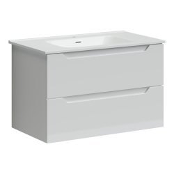 Тумба под раковину Sancos Norma 2.0 NR2.080W 80x45 подвесная, белый глянец