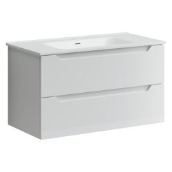 Тумба под раковину Sancos Norma 2.0 NR2.090W 90x45 подвесная, белый глянец